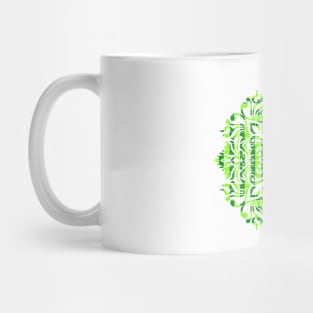 Green artistic design Mug